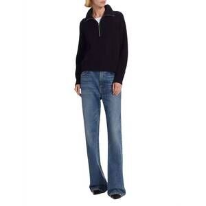 NEW NILI LOTAN garza sweater in dark navy